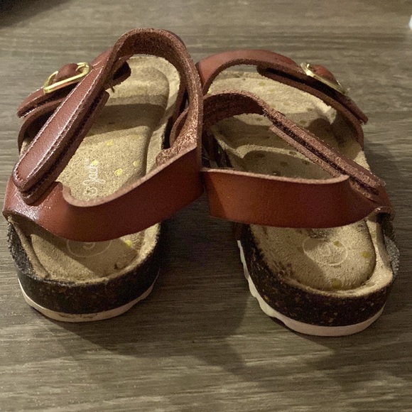Cat & Jack Brown Sandals Toddler Girl Size 6 - Picture 5 of 8